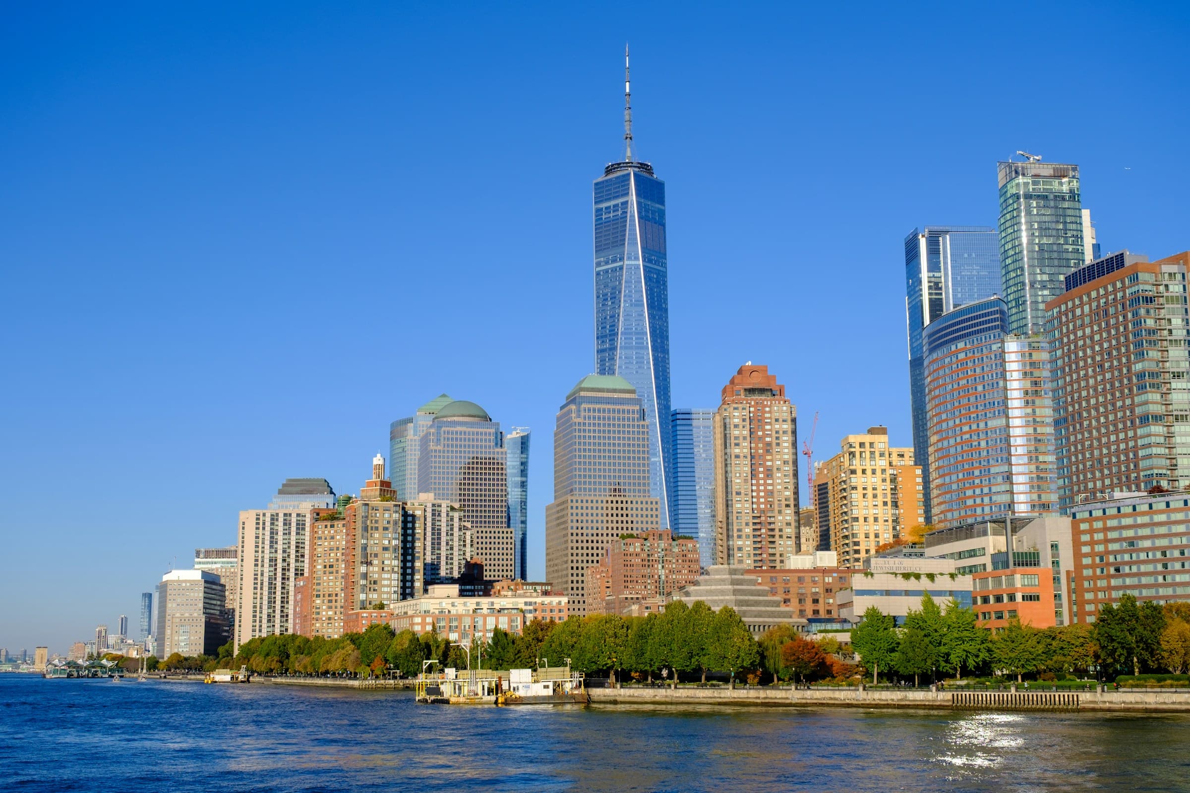 New York City skyline across the Hudson River